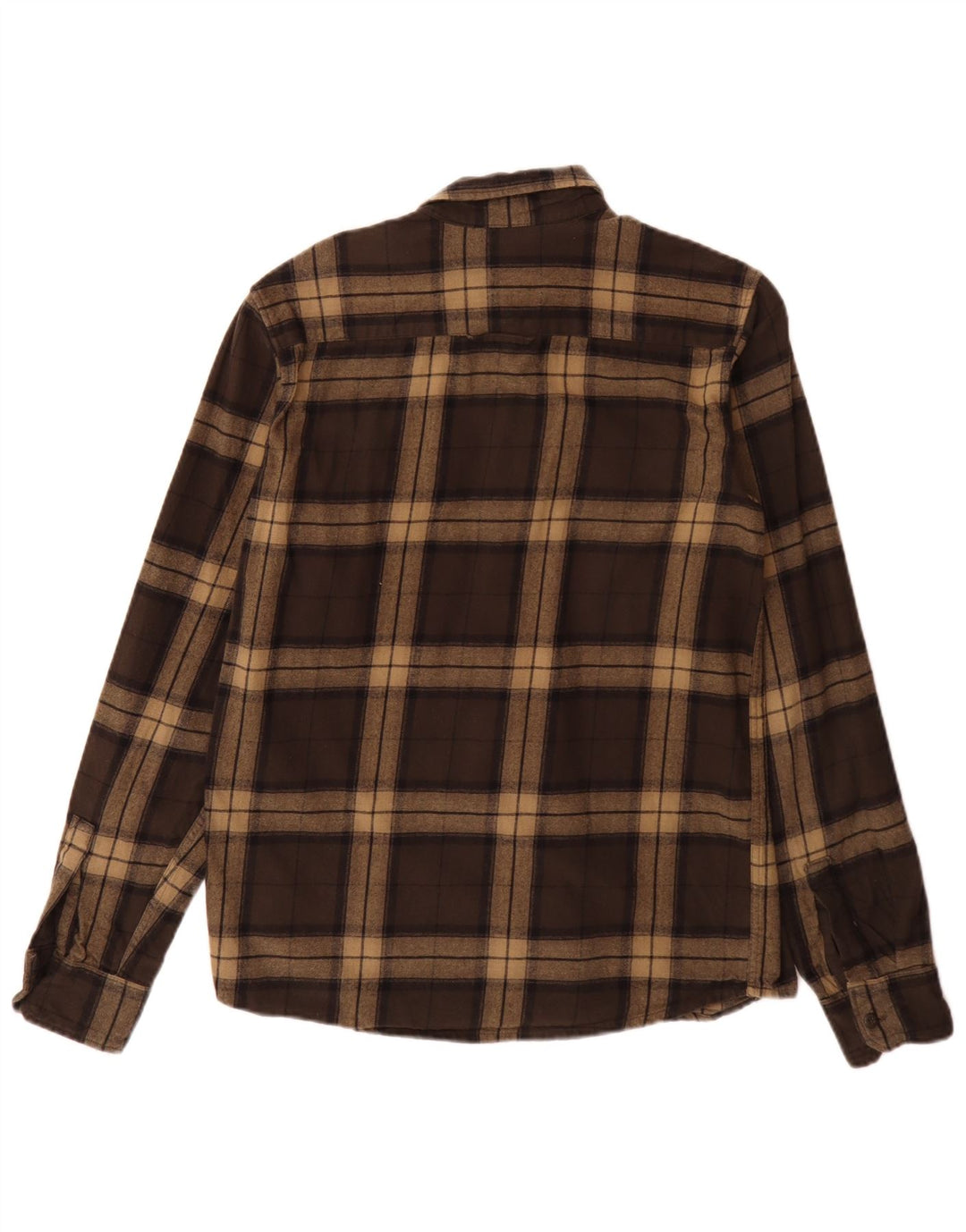 Dickies muška flanelska košulja, mali, smeđi pamuk