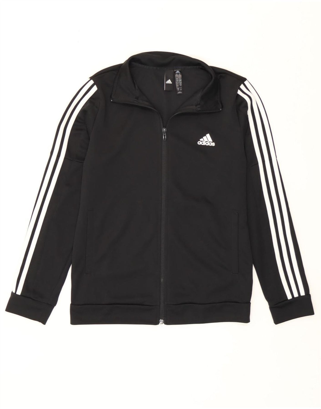 Adidas ženska gornja jakna trenirke UK 12/14 srednji crni poliester