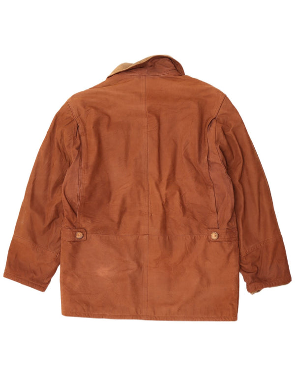Vintage muška kožna jakna IT 50 Large Brown Colourblock
