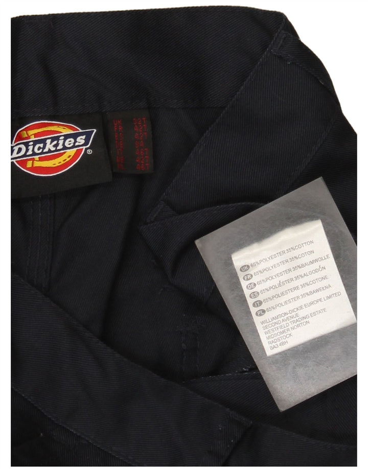 Dickies muške ravne kargo hlače W32 L30 tamnoplavi poliester