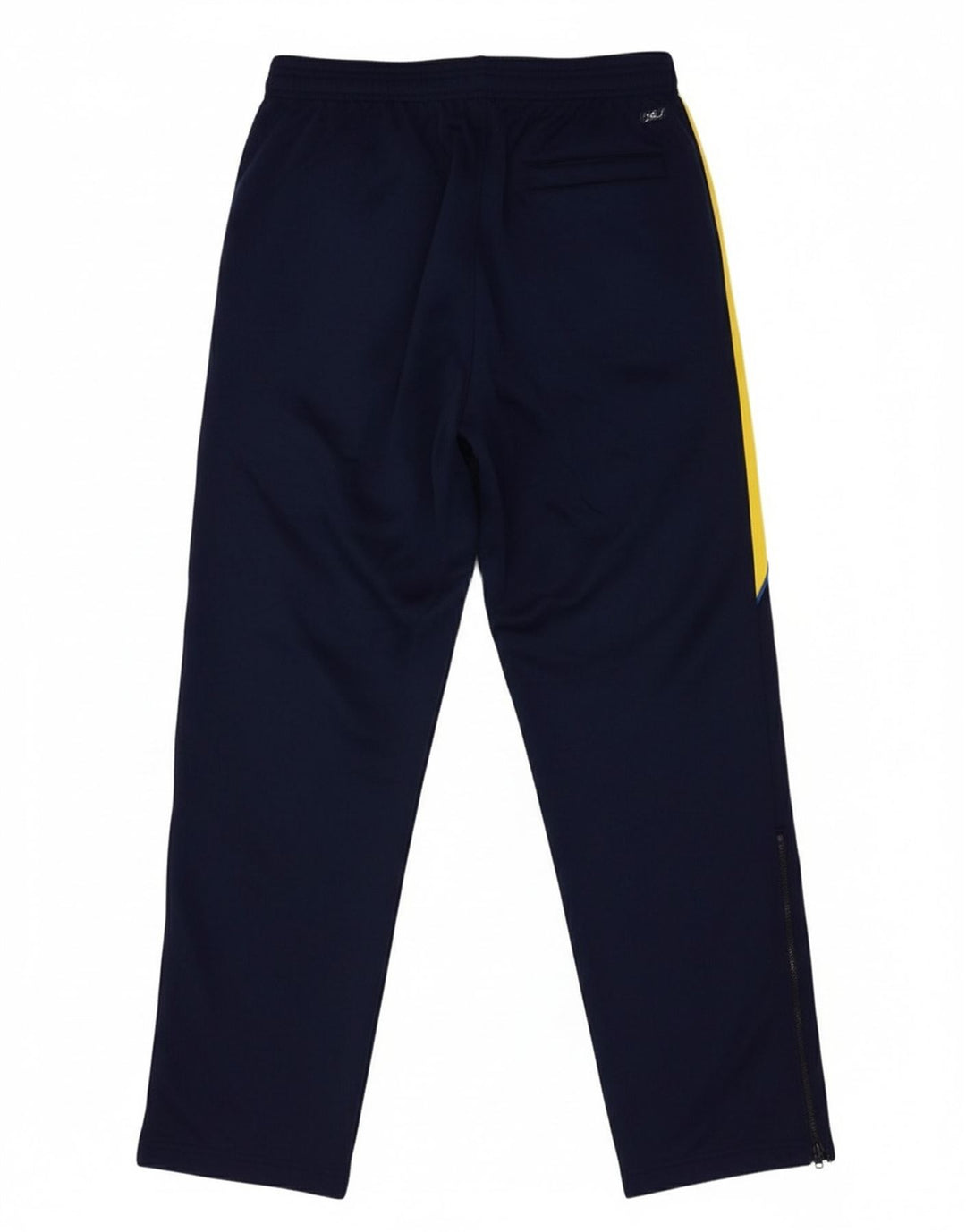 MACRON Mens Tracksuit Trousers Small  Navy Blue Colourblock Polyester