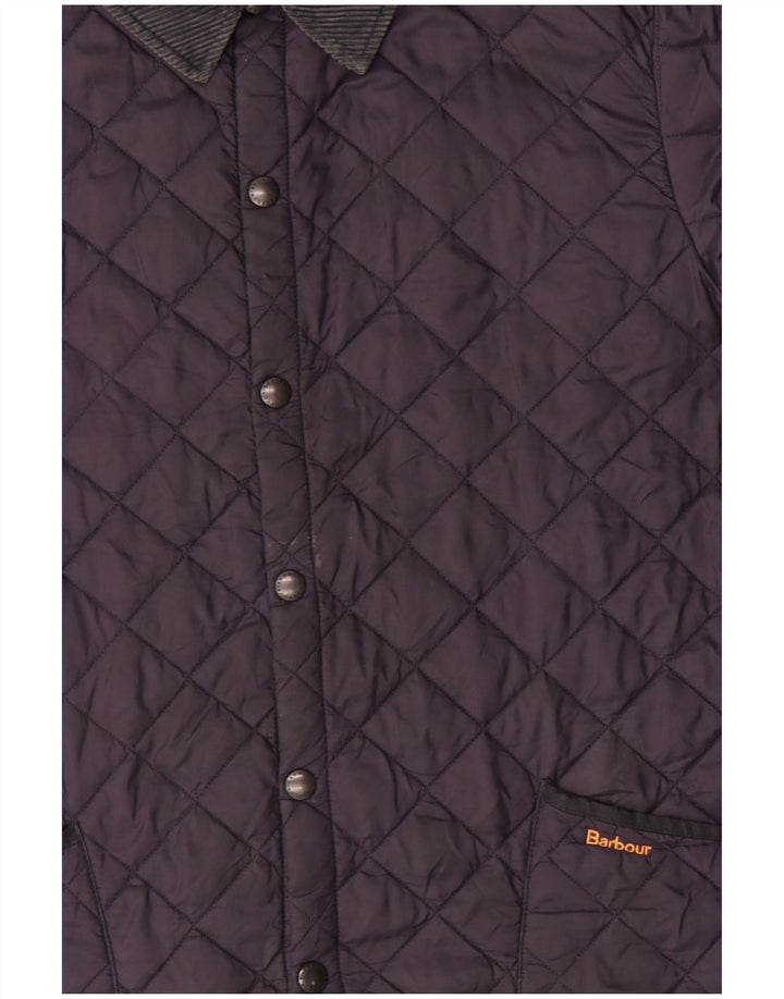 Barbour muška prošivena jakna UK 44 2XL tamnoplavi poliester