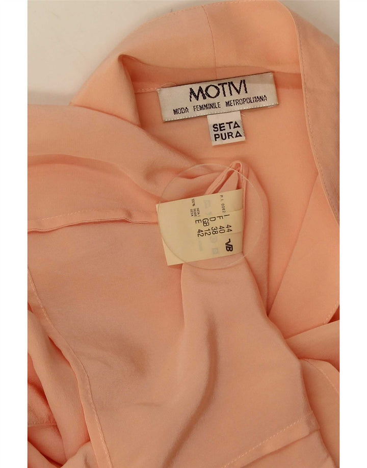 MOTIVI Ženska košulja bluza UK 12 Srednje ružičasta svila