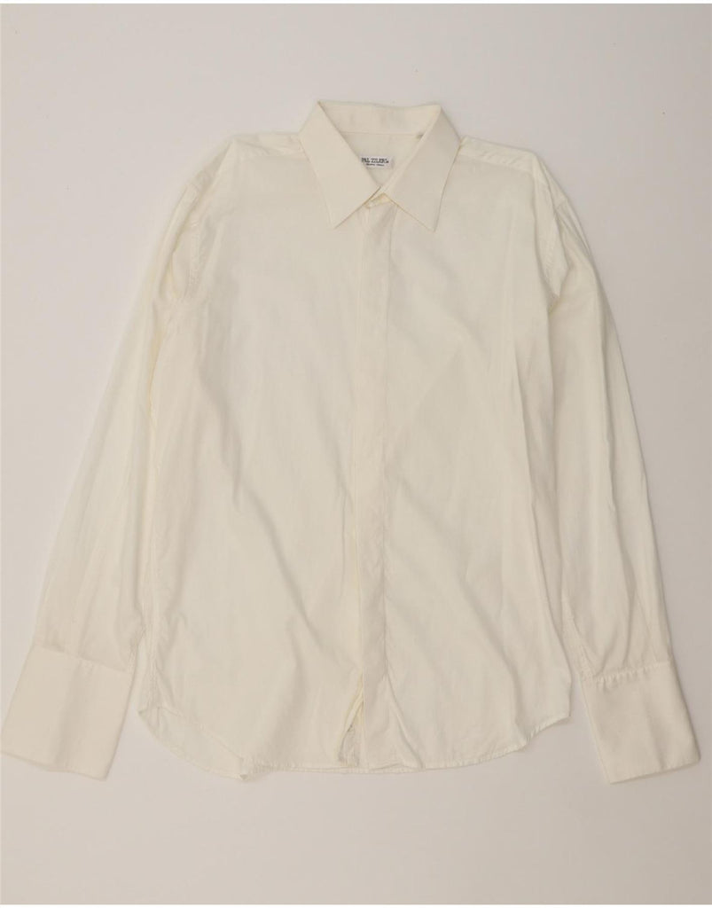 PAL ZILERI Mens Shirt Size 17 43 XL White Vintage Pal Zileri and Second-Hand Pal Zileri from Messina Hembry 