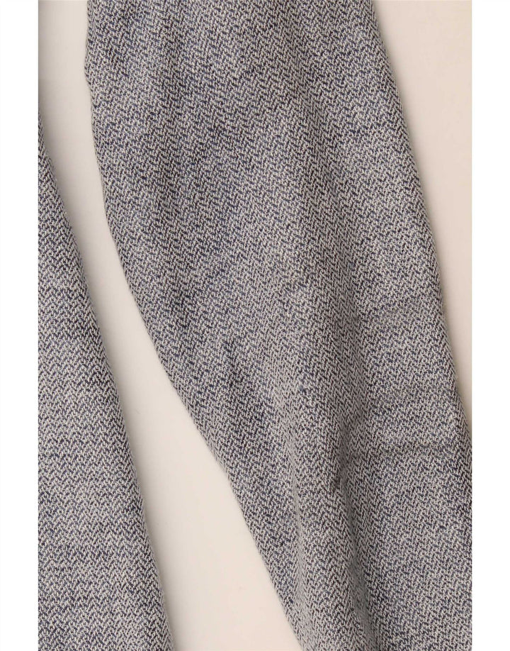 Zara ženska duga jakna jakna UK 4 XS Blue Chevron Moderna