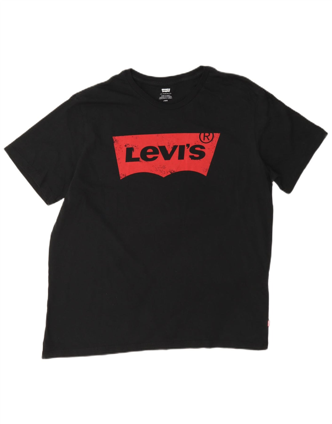 Levi's muška velika crna pamučna majica s grafičkim motivima
