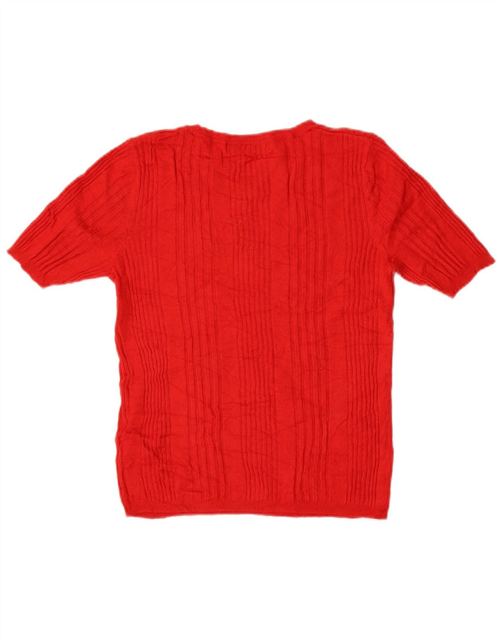 Marks & Spencer ženski pulover s okruglim izrezom UK 10 Small Red