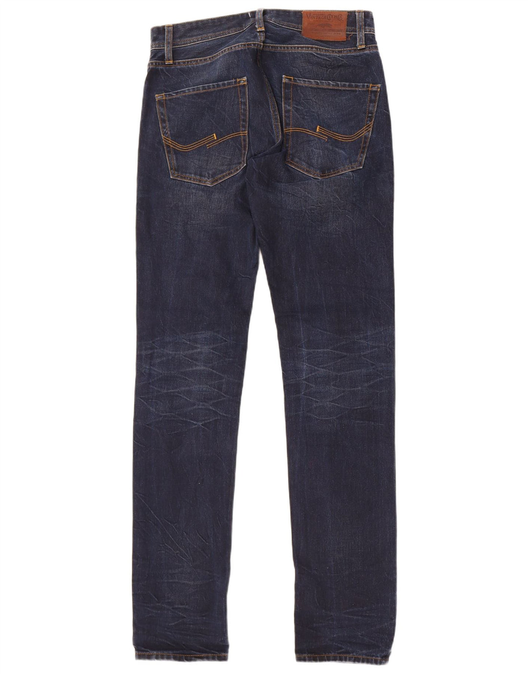 Jack & Jones Mens Tim Slim Jeans W32 L36 Blue Cotton
