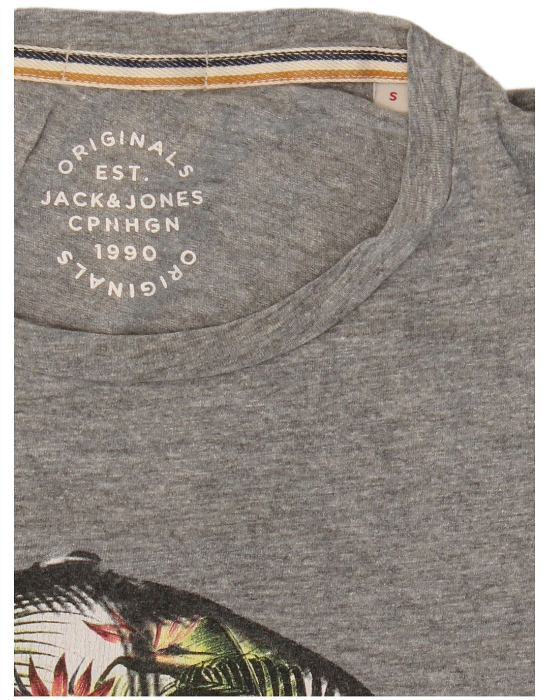 JACK & JONES Muška majica kratkih rukava s grafičkim motivima, male sive mrlje