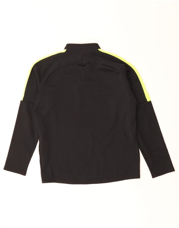 NIKE Boys Dri Fit Pullover Tracksuit Top 12-13 Years Large Black