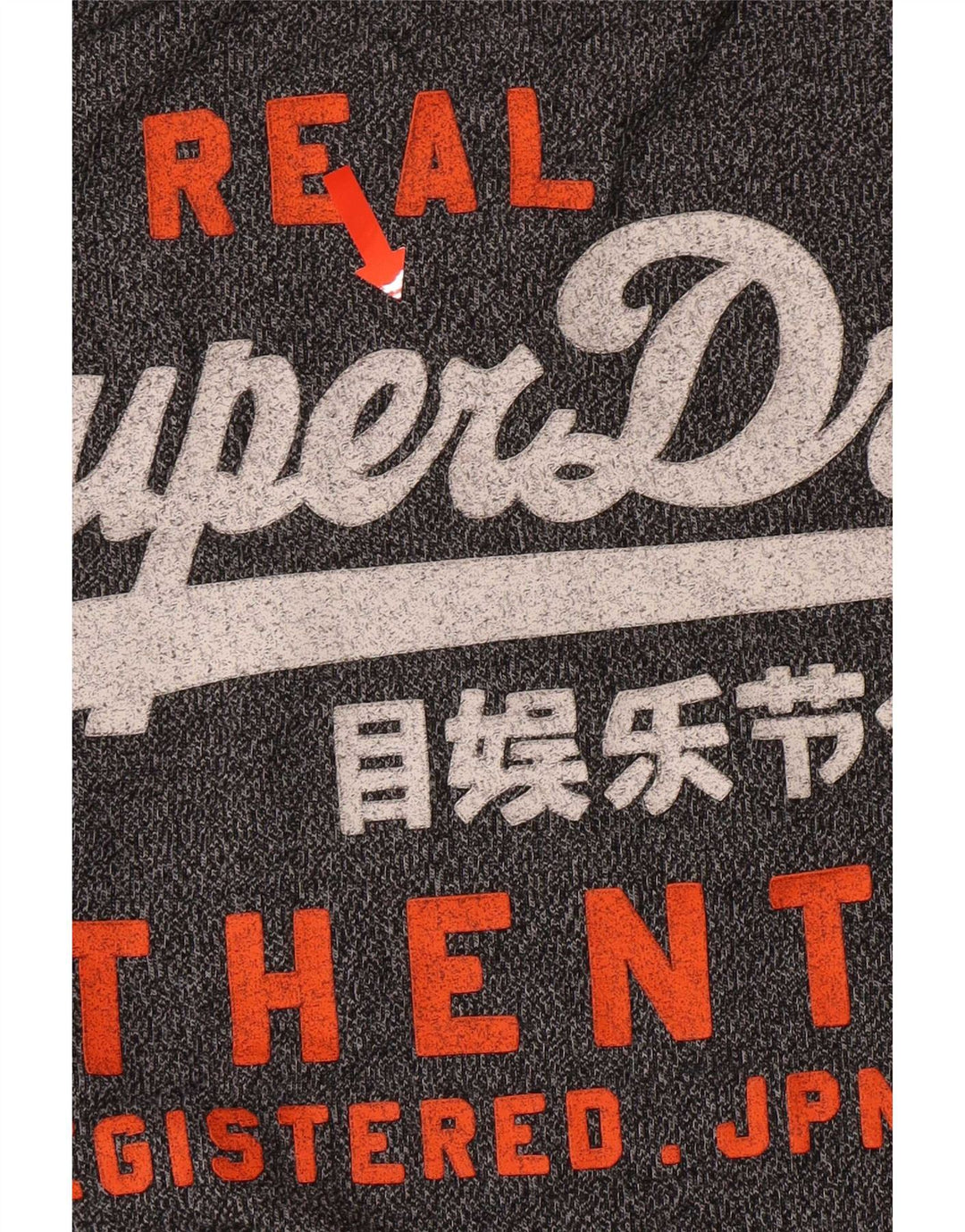 Superdry muška grafička majica kratkih rukava, srednje sivi flekasti pamuk
