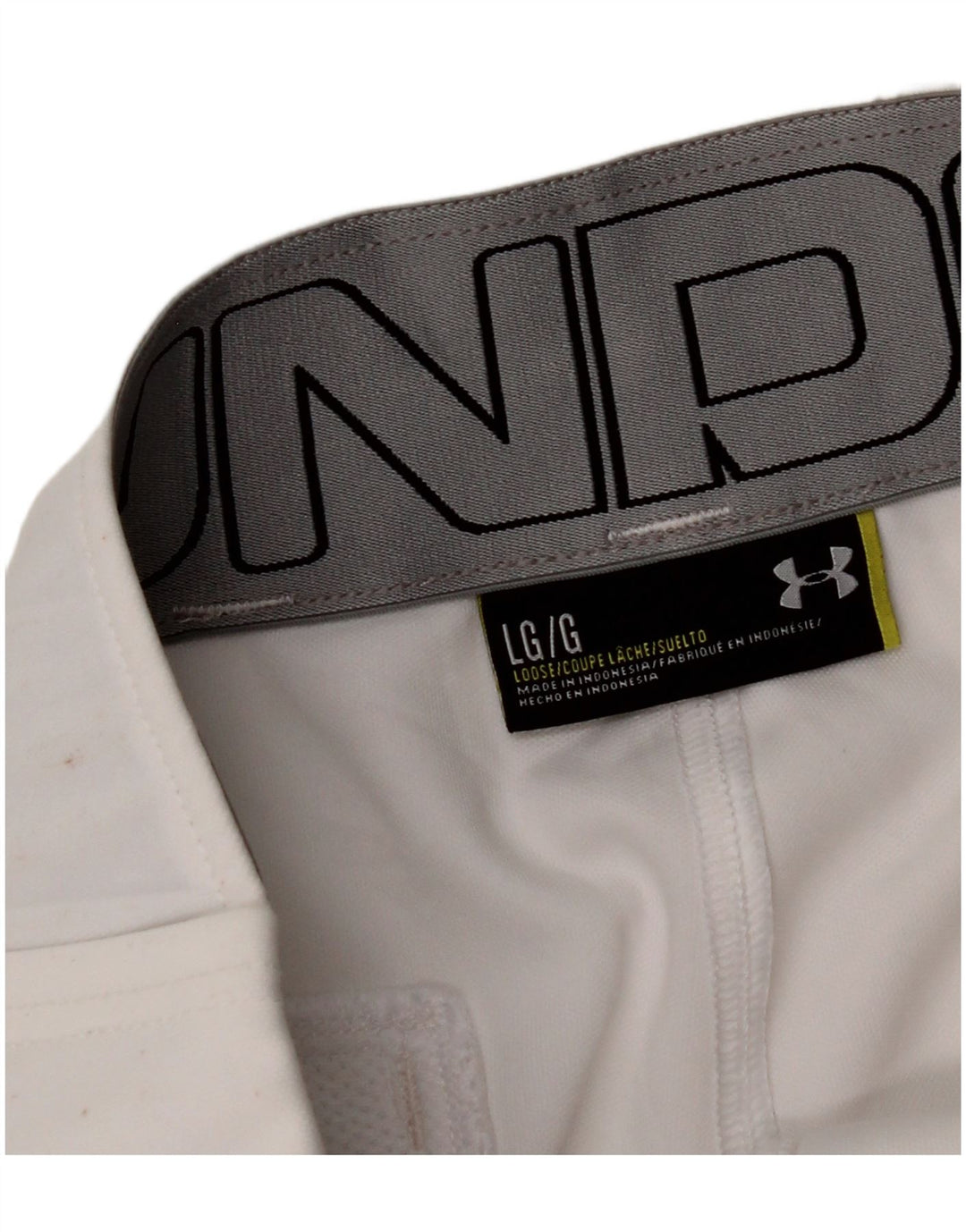 UNDER ARMOUR Muške joggers Large Hlače za slobodno vrijeme W34 L30 Bijele