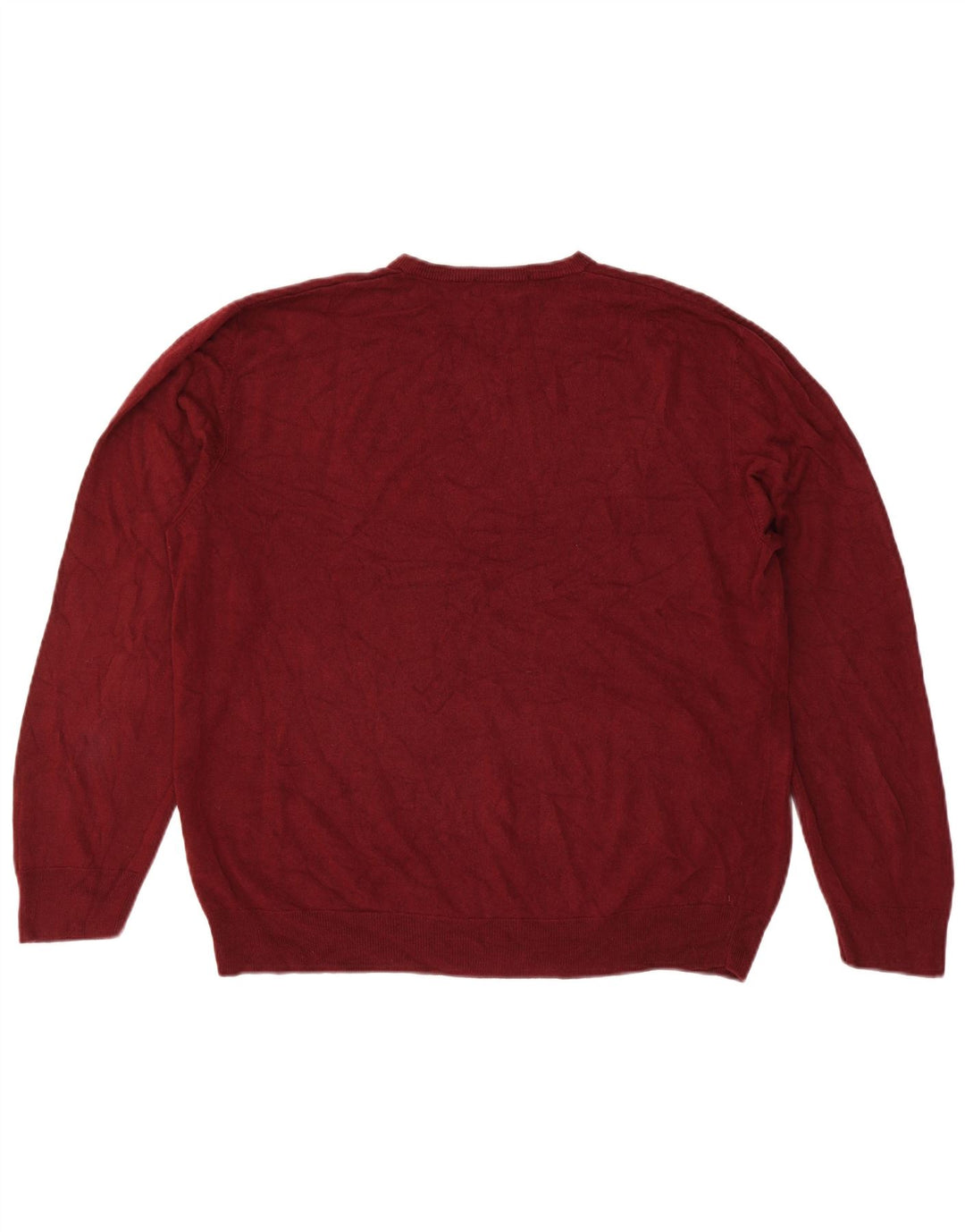 Marks & Spencer muški pulover s v-izrezom Blue Harbor 2XL bordo