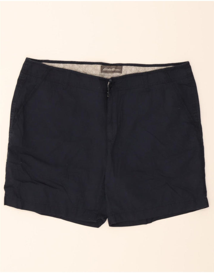 EDDIE BAUER Mens Chino Shorts W36 Large Navy Blue Vintage Eddie Bauer and Second-Hand Eddie Bauer from Messina Hembry 