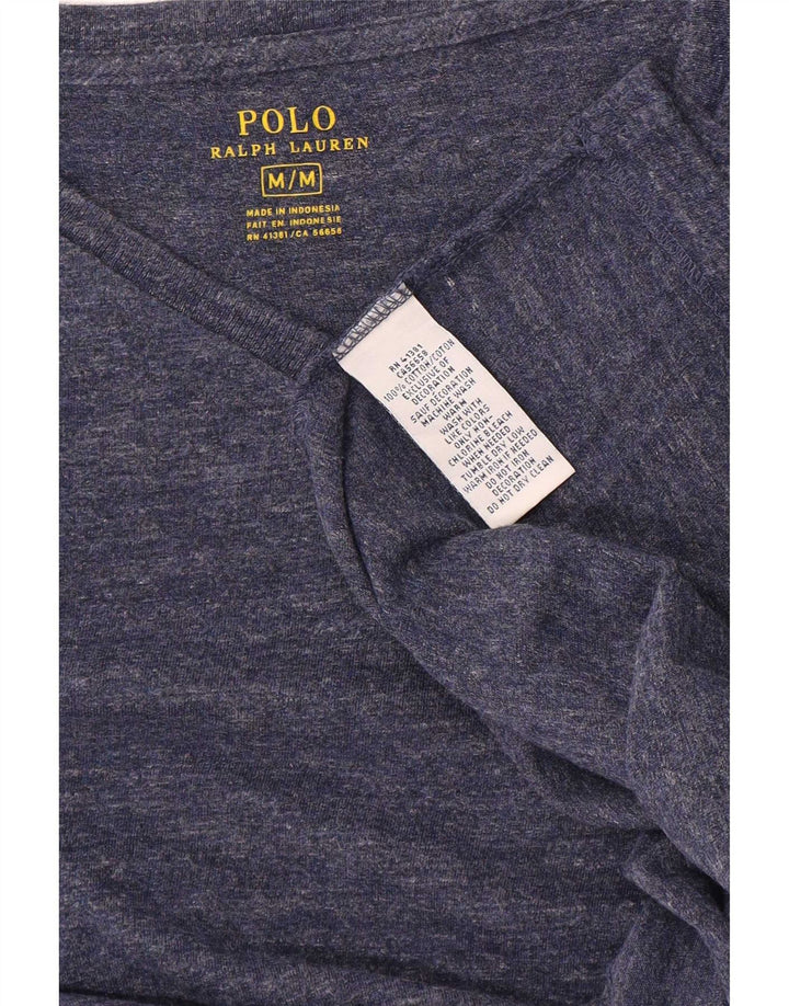 Polo Ralph Lauren muška majica dugih rukava srednje tamnoplave pamučne boje