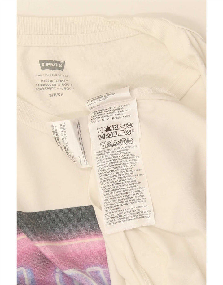 Levi's muška majica kratkih rukava s grafičkim motivima, mali bijeli pamuk