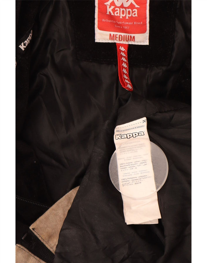 Kappa muška bomber jakna s grafičkim motivima UK 38, pamuk srednje crne boje