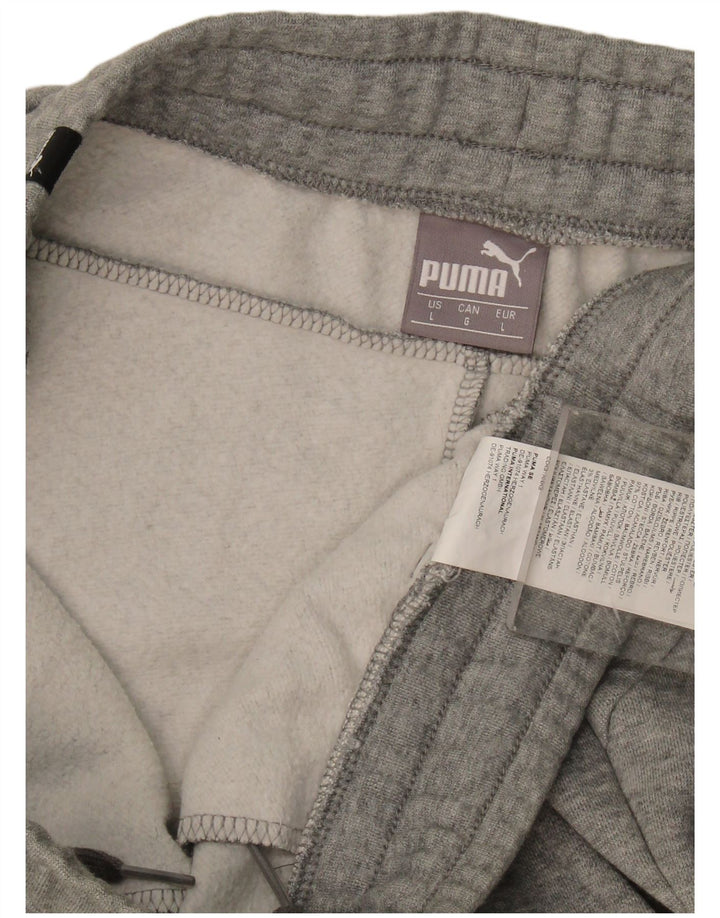 Puma muške trenirke Hlače Joggers Large Grey Cotton