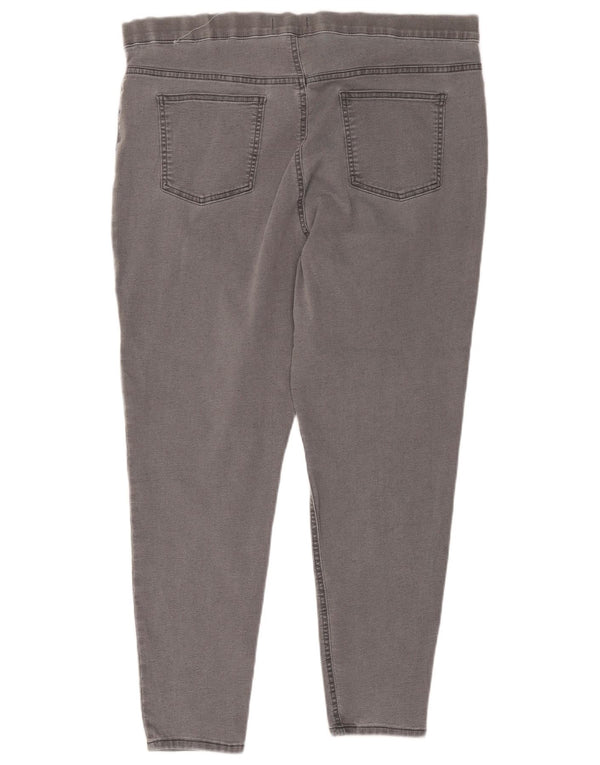 Marks & Spencer ženske jegging traperice UK 20 2XL W38 L26 sivi pamuk