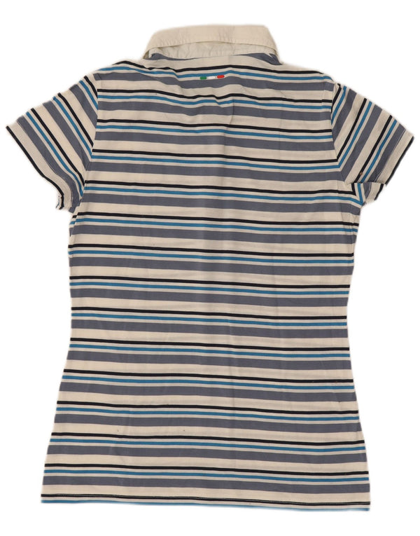 Fila ženska polo majica UK 12 srednje plave pruge