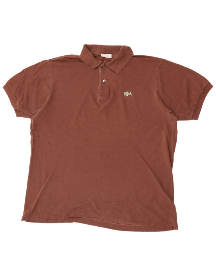 Lacoste muška polo majica veličine 5, veliki smeđi pamuk