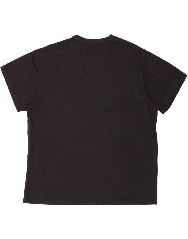EDDIE BAUER Mens T-Shirt Top XL Black Cotton Vintage Eddie Bauer and Second-Hand Eddie Bauer from Messina Hembry 