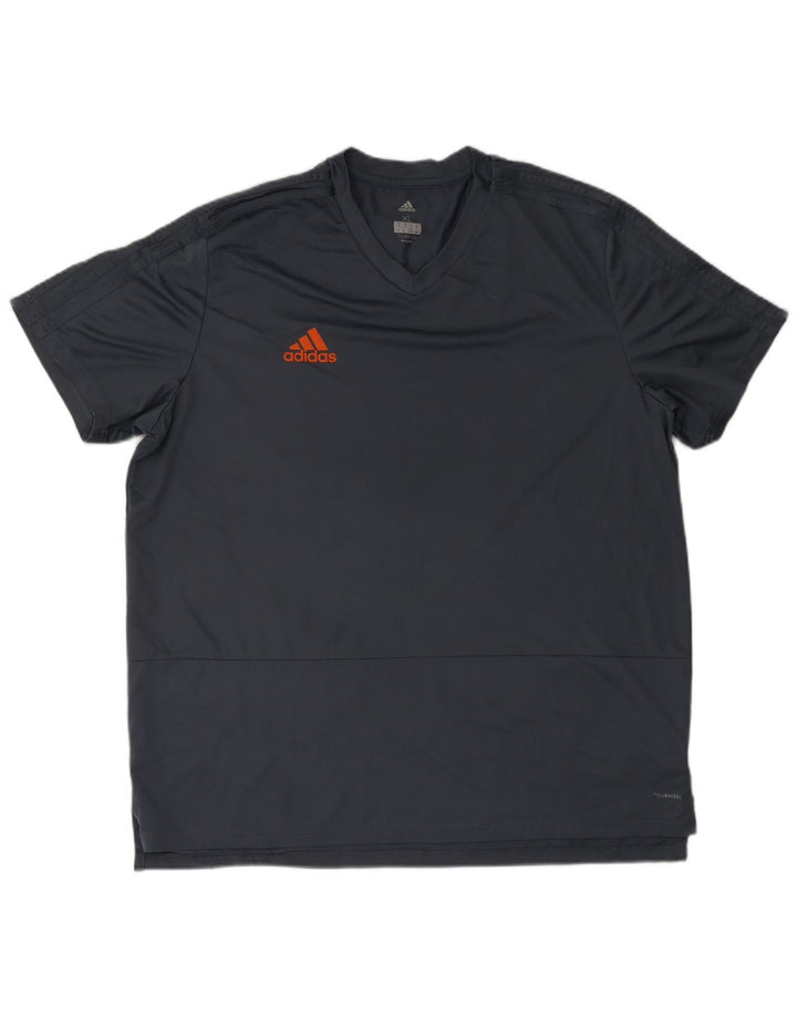 Adidas muška Climacool majica kratkih rukava XL sivi poliester