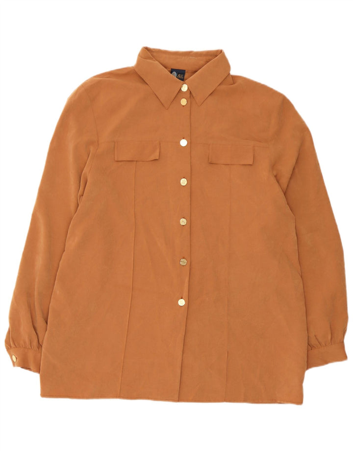 C&A ženska košulja YOUR SIXTH SENSE UK 18 XL smeđi poliester