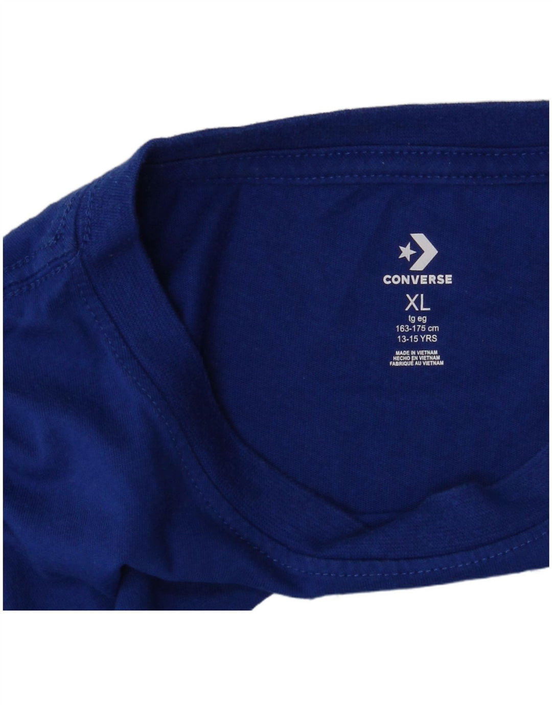 Converse Boys Chuck Taylor Graphic T-Shirt Top 13-14 Years XL Plava