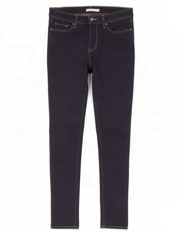 Levi's ženske 711 uske traperice W29 L32 tamnoplavi pamuk