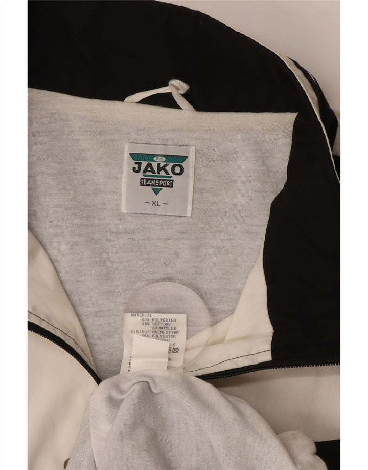 Jako muška trenirka gornja jakna XL crni poliester u boji