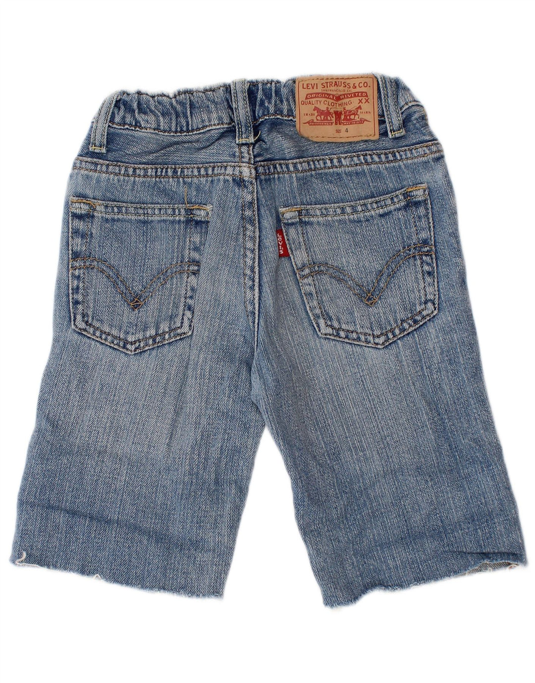 Levi's Boys traper kratke hlače 3-4 godine W22 plavi pamuk