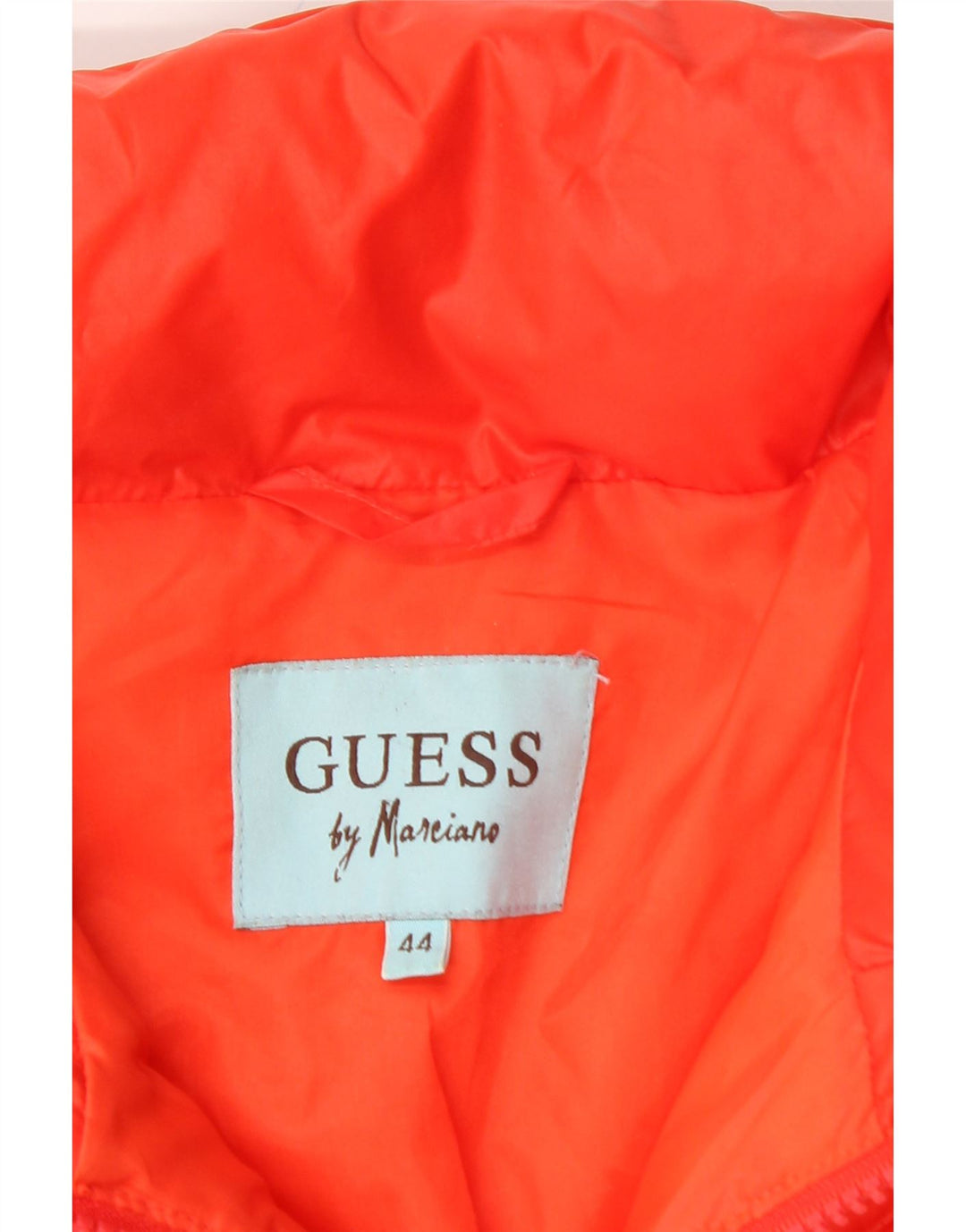 GUESS BY MARCIANO Womens Padded Jacket IT 44 Medium Orange Polyamide