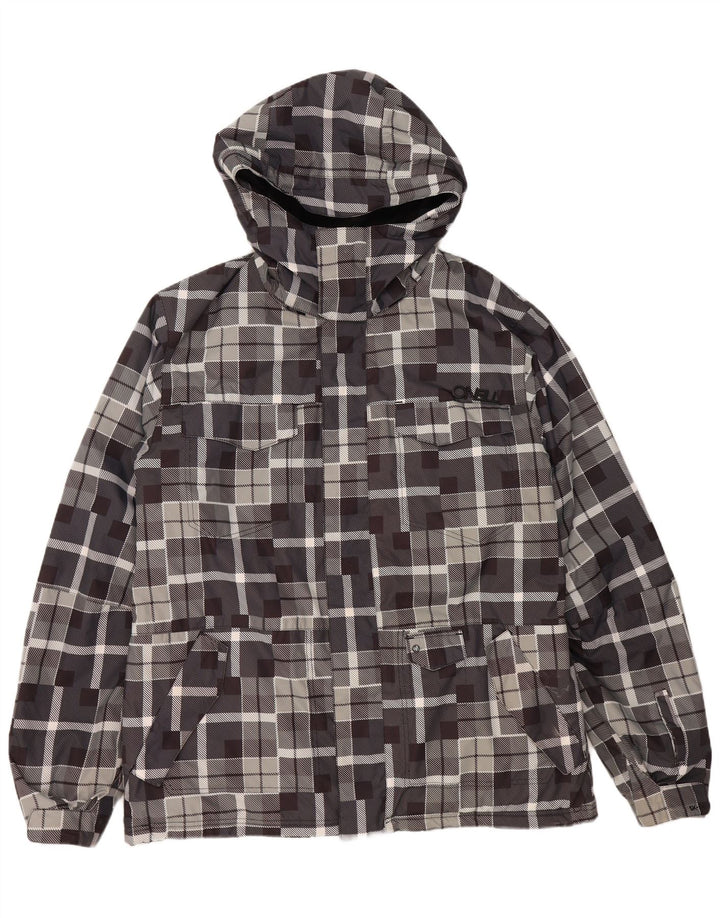 O'NEILL muška vjetrovka s kapuljačom UK 40 Large Grey Geometric