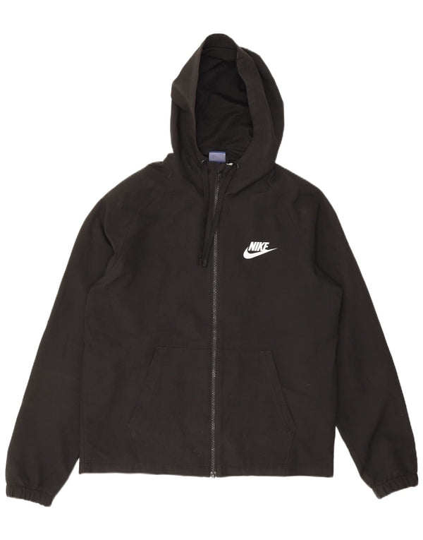 Nike muška trenirka s kapuljačom, gornja jakna srednje crne boje od poliestera