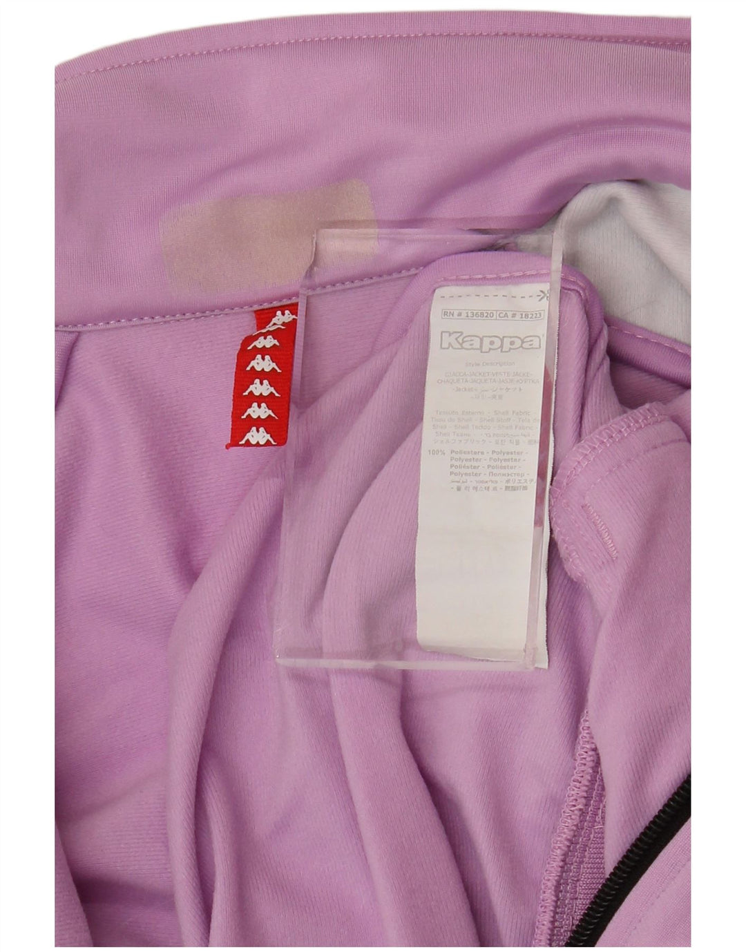 KAPPA ženska gornja jakna trenirke UK 16 Large Purple Colourblock