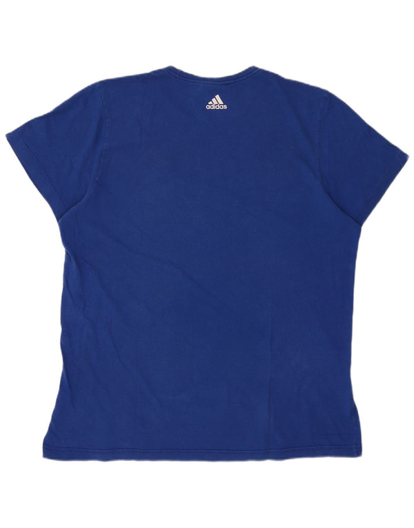 Adidas muška majica s grafičkim motivima XL, plavi pamuk