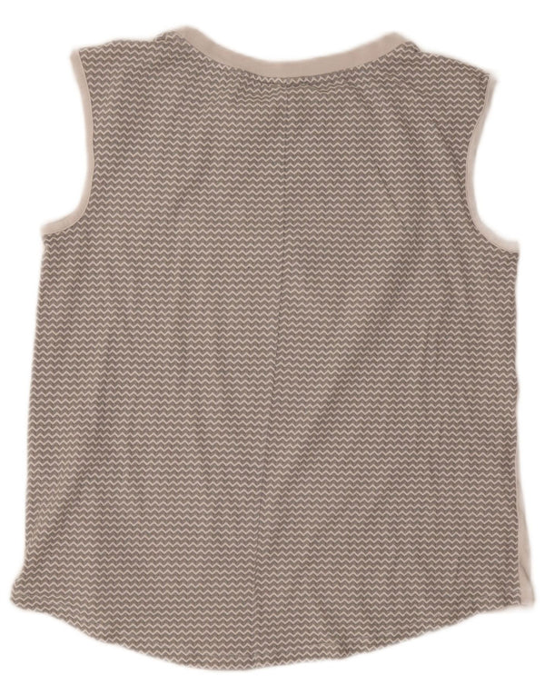 Champion ženski gornji dio grafičkog prsluka Easy Fit UK 18 XL bijeli ševron