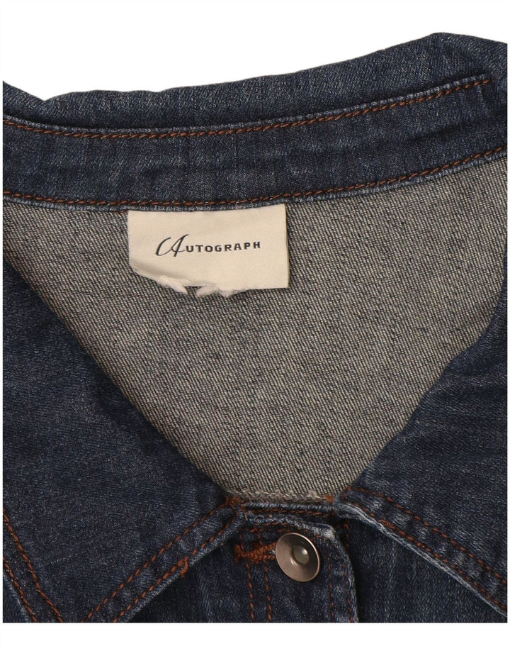 Autograph ženska traper jakna UK 18 XL tamnoplavi pamuk