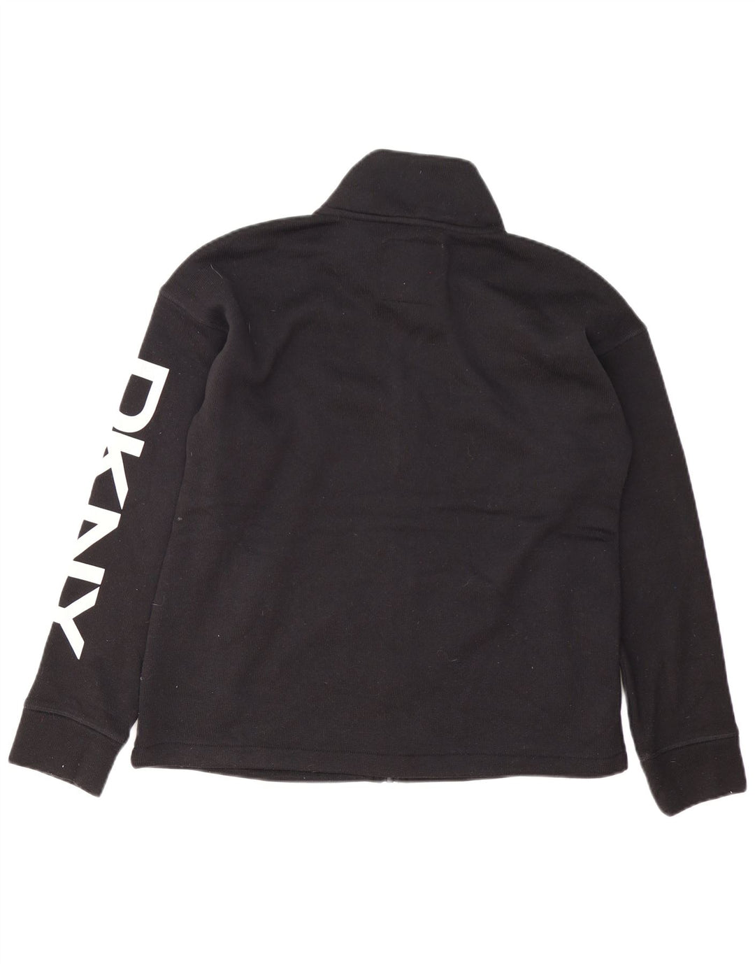 Dkny muška grafička gornja jakna od srednjeg crnog poliestera