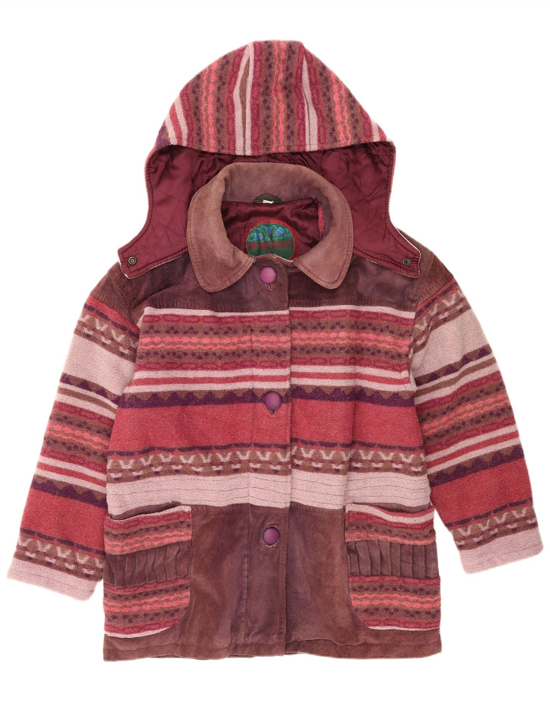 Henri Rossi ženska vjetrovka jakna EU 42 velika raznobojna koža