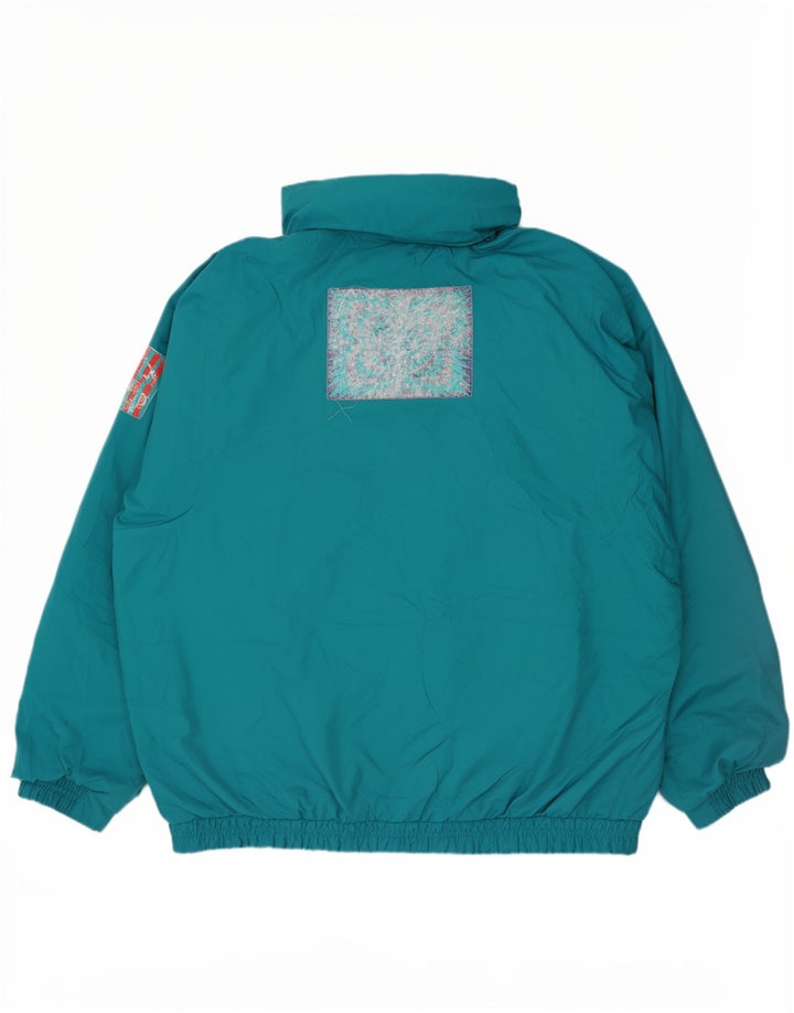 Sergio Tacchini muška podstavljena skijaška jakna UK 42 XL zeleni poliester