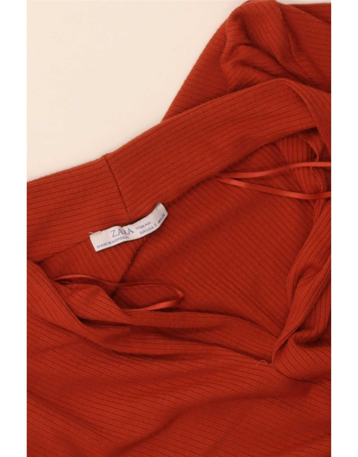 Top ženske bluze Zara UK 8 Small Orange