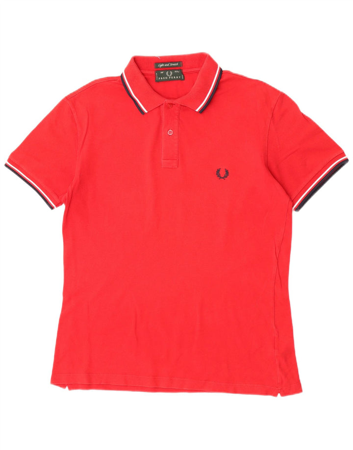 Fred Perry muška lagana i rastezljiva polo majica velika crvena