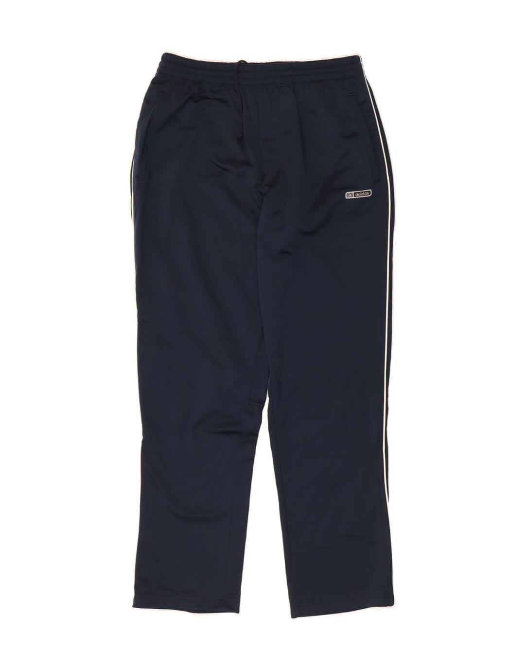 ADIDAS Mens Tracksuit Trousers Large  Navy Blue Polyester Vintage Adidas and Second-Hand Adidas from Messina Hembry 
