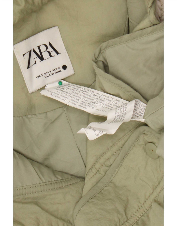 Zara ženska prevelika vjetrovka s kapuljačom UK 10 Mala bež