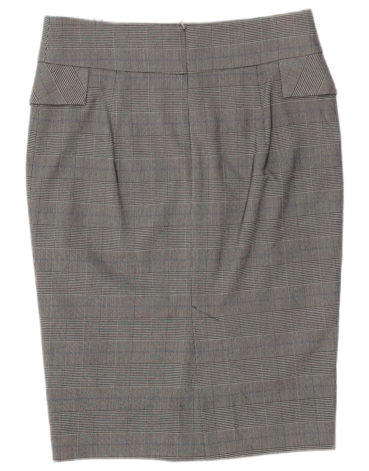 Zara ženska midi pencil suknja srednje veličine W30 siva karirana