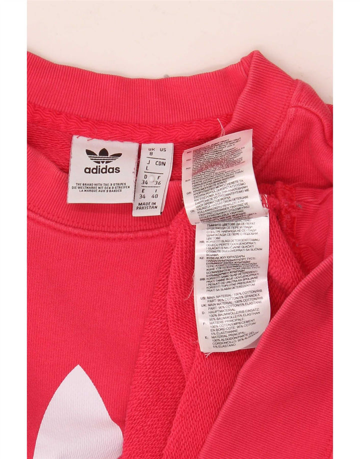 Adidas ženska majica s grafičkim motivima UK 8 Mali crveni pamuk
