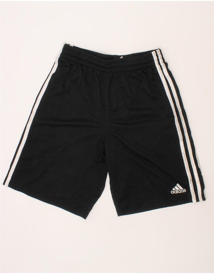 ADIDAS Boys Sport Shorts 10-11 Years Medium  Black Polyester Vintage Adidas and Second-Hand Adidas from Messina Hembry 