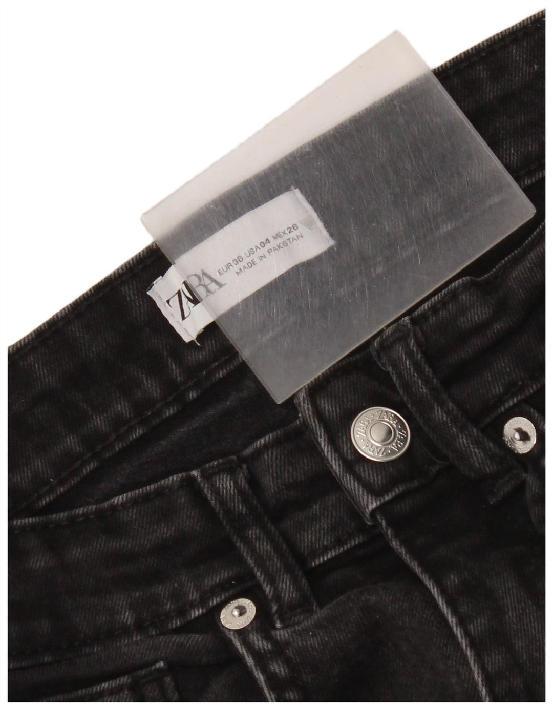 Zara ženske traperice EU 36 XS W26 L25 crne